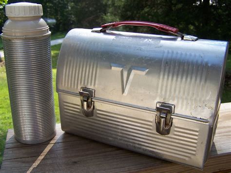 old school metal lunch box with thermos|insulated lunch box with thermos.